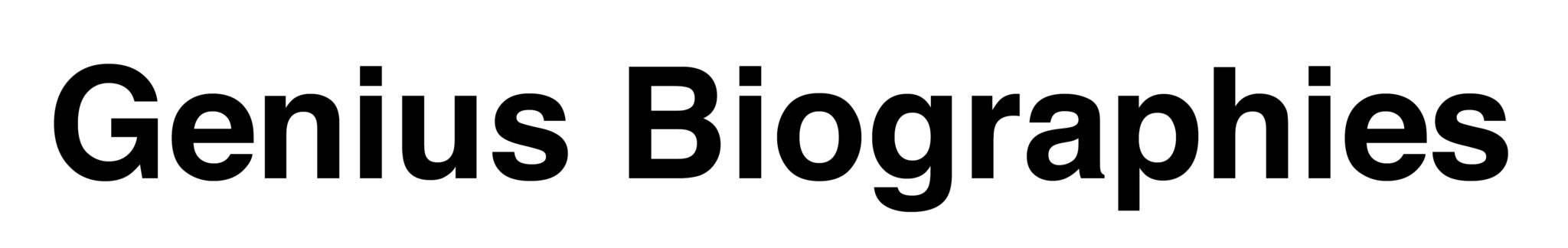 Genius Biographies
